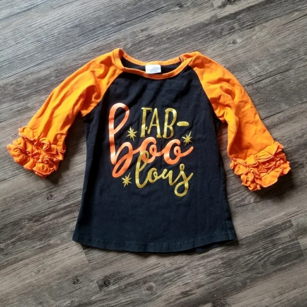 🌸 Halloween 4T Baseball Tee Shirt
